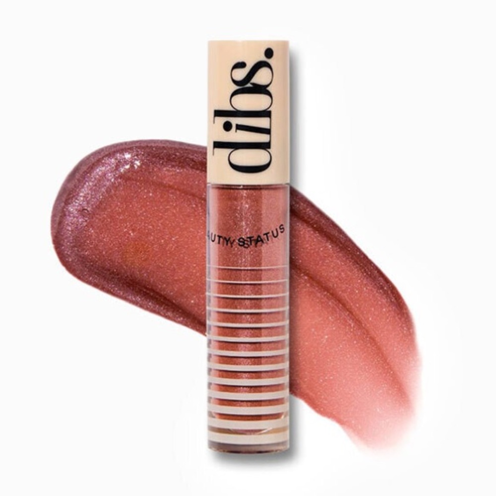 NIB Dibs Go To Glossy Balm - Lip Gloss Topper in MIMS 0.2 fl oz